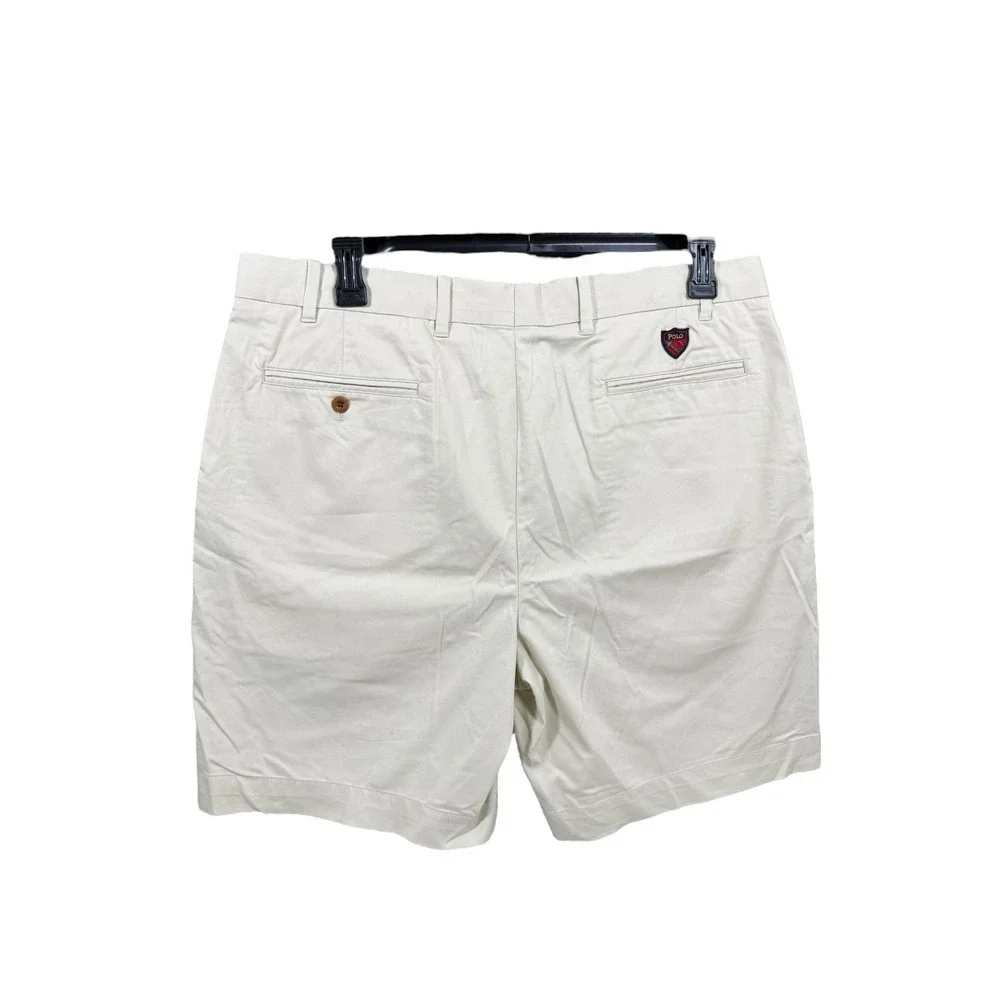 Polo Golf Ralph Lauren Shorts Adult‎ 38 Chino Tan Cotton Twill Stretch Mens